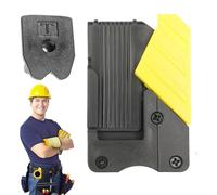 Locking Tape Measure Holder, Quick Access Tool Clip, Smooth Tape Hanger, Durable Belt Attachment, Organizer, 1PC, Ideal for Carpenters, Electricians, Adults and More