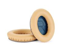 LOCKLGFMCZ Almohadillas de Repuesto aptas for Bose QuietComfort 35 QC35 II QC15 QC25, Almohadillas for los oídos, cojín QC 15 25 Sound Accesorios para Auriculares(Apricot-Blue Mat)