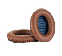 LOCKLGFMCZ Almohadillas de Repuesto aptas for Bose QuietComfort 35 QC35 II QC15 QC25, Almohadillas for los oídos, cojín QC 15 25 Sound Accesorios para Auriculares(Brown-Blue Mat(R L))