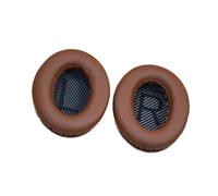 LOCKLGFMCZ Almohadillas De Repuesto Aptas For Bose QuietComfort QC 2 15 25 35 Qc35 Accesorios para Auriculares(Brown Black LR)