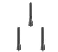 LOCKLGFMCZ Antena blanda de 1 a 6 piezas for radio walkie-talkie for Baofeng BF-UV5R UV6R 888S, 400-470 MHz, SMA-F hembra, corta Antena de intercomunicación(3PCS)