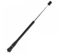 LOCKLGFMCZ Antena telescópica AR-775 SMA hembra/macho/BNC de doble banda, compatible for radioaficionados for Quansheng UV K5 K6 Baofeng UV-5R BF-888S 21 Antena de intercomunicación(1x SMA-Male)