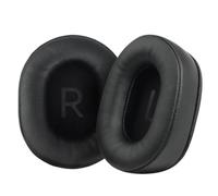 LOCKLGFMCZ Compatible For Audio-Technica ATH-MSR7b M10X/M20X/M30X/M40X/M50X/PRO5v/SX1a, Cómodas Almohadillas For Auriculares Accesorios para Auriculares(Black Leather Combo)