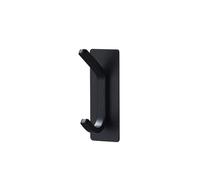 LOCKLGFMCZ Ganchos de pared multiusos autoadhesivos acero inoxidable for baño, colgadores batas, estantes cocina, 4 unidades Accesorios para ganchos(1pcs-Black)