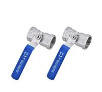 LOCKLGFMCZ Válvula de bola una pieza acero inoxidable 304/316 con rosca hembra 1/2" a 3/4" for sistemas calefacción agua y gas Válvula de bola roscada.(DN50,SS316)