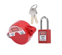 Locklock de Seguridad de Bloqueo la Válvula para Gases Domésticos y Válvulas Medidor agua: Ideal para Interruptor Desagüe Calefacción y Equipo Industrial
