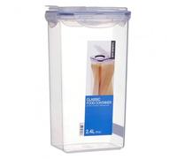 LocknLock Envases para Alimentos, Recipiente Rectangular Alto con Tapa Abatible, Botes con Tapa (2,4 L)