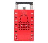 Lockout - Caja de bloqueo portátil - Tagout - Caja de bloqueo de acero inoxidable, mango de nailon, caja de seguridad, capacidad para 14 candados