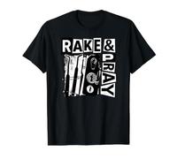 Lockpicking Rake and Pray Penetration Tester Camiseta gráfica económica, Hombre, Negro, L