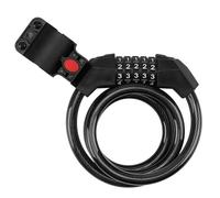 Locks de Bicicleta de 5 dígitos Combinación reiniciable de reinicio Cadena Enrollable Scooter Lock Anti Theft Bicycles de Alta Seguridad Puerta de Cable