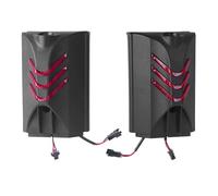 LOCLPCKGYA Conjunto de Cubierta de luz Lateral Delantera del Panel Inferior Compatible Fit For Patinete eléctrico KUGOO G3 Pro, Accesorios de luz Lateral Izquierda y Derecha(1pairs)