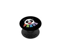 Loco Oso Panda PopSockets PopGrip Adhesivo