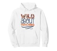 Loco por enseñar un diseño Divertido de Zebra Print Teacher Life Sudadera con Capucha
