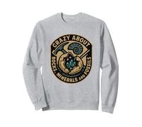 Loco por Las Rocas, minerales, fósiles, Ropa de geología Sudadera