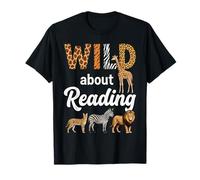 Loco por Leer Safari Animal Camiseta