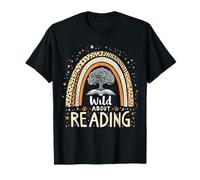 Loco por Leer Teacher Back to School Rainbow Camiseta