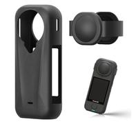 Locofun Funda Protectora para Insta360 X4 Air, Anti-caída Estuche Protectora de Silicona Carcasa, Portátil Protección de Lentes Accesorios Cover para Insta360 X4 Air - Negro