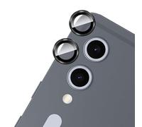 Locofun Protector de Lente Cámara para Samsung Galaxy Tab S9 Plus / S9 FE Plus / S10+ / S10 Ultra / S9 Ultra / S10 FE Plus, Individuo Metal de Cámara Película Protectora, Cristal Vidrio Templado-Negro