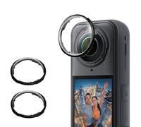 Locofun Protector de Lente de Cámara para Insta360 X5, [2 Piezas] Cámara Película Protectora, 9H Dureza Anti-Arañazos Camera Cristal Vidrio Templado,