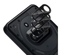 Locofun Protector de Lente de Cámara para Nothing Phone 3A 5G, [3 Piezas] HD Cámara Película Protectora, Marco de metal, Protector Lente Cristal Vidrio Templado, Anti-Arañazos
