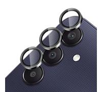 Locofun Protector de Lente de Cámara para Samsung Galaxy A25,HD Cámara Película Protectora, 9H Protector Lente Cámara Vidrio Templado,Anti-Arañazos Cristal Templado-Negro