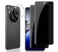 Locofun Protector de Pantalla de Privacidad para OPPO Find X8 Pro 5G, Antiespia Cristal Vidrio Templado y Protector de Lente Cámara [2+2 Piezas], 9H Dureza Anti-Spy Anti-Arañazos
