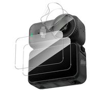 Locofun Protector de Pantalla para DJI Osmo Nano, 2 Piezas Cristal Vidrio Templado y 2 Piezas Protector Lente Cámara, [Dureza 9H] HD Anti-Arañazos Película Protectora