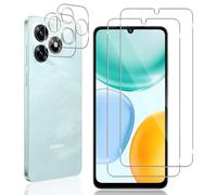 Locofun Protector de Pantalla para Honor X5C Plus, 2 Piezas Cristal Vidrio Templado y 2 Piezas Protector Lente Cámara, [Dureza 9H] HD Anti-Arañazos Película Protectora