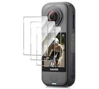 Locofun Protector de Pantalla para Insta360 X4 Air, 3 Piezas Cristal Vidrio Templado, [Dureza 9H] HD Transparente Anti-Arañazos Película Protectora,Cristal Vidrio Templado Premium
