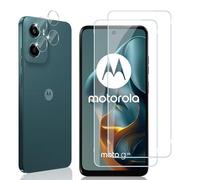 Locofun Protector de Pantalla para Motorola Moto G05, 2 Piezas Cristal Vidrio Templado y 2 Piezas Protector Lente Cámara, [Dureza 9H] HD Anti-Arañazos Película Protectora