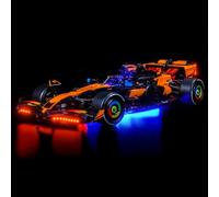 LocoLee Kit de luces compatible con Lego 42228 McLaren MCL39 F1 Car - Sin modelo real solo luces, accesorios de iluminación LED compatibles con Lego McLaren (versión estándar)