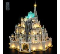 LocoLee Kit de luces compatible con Lego Minas Tirith 11377, no solo modelo real, accesorios de iluminación LED para LEGO White City Castillo de la Tierra Media para coleccionistas de exhibición