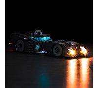 LocoLee Kit de luces LED para Lego Batmobile: Batman vs. The Joker Chase 76224, juego de iluminación DIY accesorios compatibles con Lego 76224 Toys Building Set para ventiladores (solo luces, sin