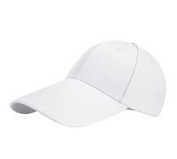 LOCOMO Gorra de béisbol superlarga para hombre y mujer, con visera de béisbol, Blanco Ffh466