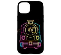 Locomotora de dibujos animados Locomotoras Tren de vapor Carcasa para iPhone 15 Plus
