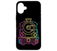 Locomotora de dibujos animados Locomotoras Tren de vapor Carcasa para iPhone 16 Plus