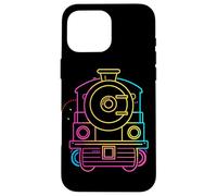 Locomotora de dibujos animados Locomotoras Tren de vapor Carcasa para iPhone 16 Pro Max