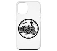 Locomotora de vapor Locomotoras de boceto Carcasa para iPhone 12/12 Pro