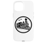 Locomotora de vapor Locomotoras de boceto Carcasa para iPhone 15