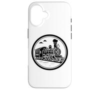 Locomotora de vapor Locomotoras de boceto Carcasa para iPhone 16