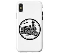 Locomotora de vapor Locomotoras de boceto Carcasa para iPhone X/XS
