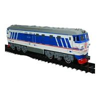 Locomotora Diésel De Tren Dongfeng 4B De 27 Cm Modelo De Plástico De Simulación Juguetes para Decoración del Hogar(Blue A)