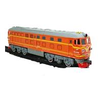 Locomotora Diésel De Tren Dongfeng 4B De 27 Cm Modelo De Plástico De Simulación Juguetes para Decoración del Hogar(Orange)