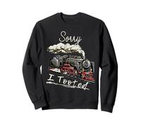 Locomotoras Perdón I Tooted Funny Train Sudadera