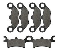 LOCOPOW Pastillas de Freno Delanteras y Traseras para Polaris Sportsman 500 700 800 450 400 Magnum 330 325 Scrambler 500 400 Trail Blazer 250 330 Trail Boss 330 Xpedition 325