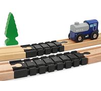 Locorico - 2 rieles extensibles para tren de madera compatibles Brio
