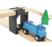 Locorico 3 puentes túneles para tren de madera compatible con Brio Lillabo Hape