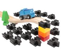 Locorico - Adaptador de madera compatible con 20 Brio-duplo