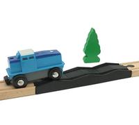 Locorico - Carril para tren de madera compatible con Brio Lillabo Happe