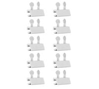 Locos de ventana corredizos, tope de bloqueo de ventana hecho de acero inoxidable 10 piezas, bloqueo de ventanas para ventanas y puertas, protección de robo en el dormitorio u